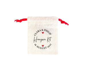 Hangover Kit Bags – 4"W x 5"H Custom Recovery Favors for Weddings & Parties — custom print | Pamusan