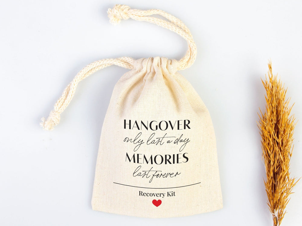 Hangover Pouches – Custom Wedding & Bachelorette Recovery Bags | Pamusan
