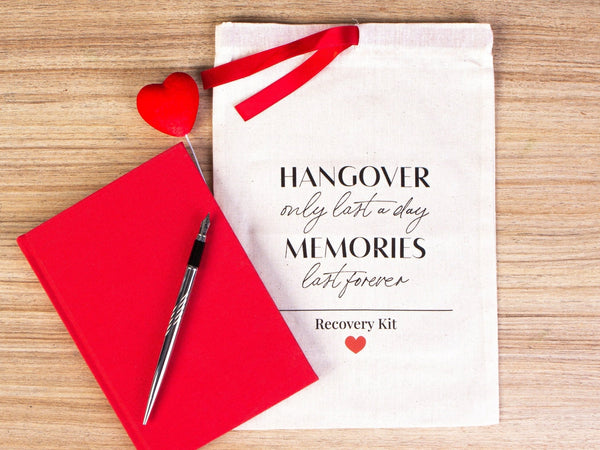 Hangover Only Last A Day Memories Last Forever Bachelorette Bags | Pamusan