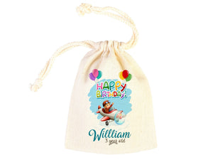 Birthday Treat Bags – Custom Name, Age & Date Personalized Gift Bags for Kids — custom print | Pamusan