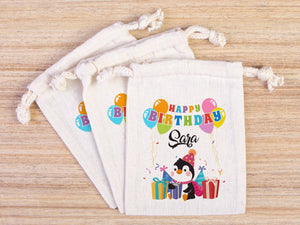 Happy Birthday Gift Bags – Custom Personalized Goodie Bags for Kids’ First Birthday Party — custom print | Pamusan