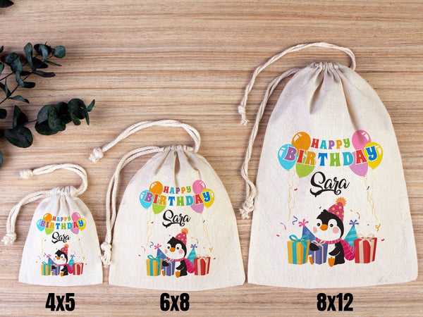 Happy Birthday Gift Bags – Custom Personalized Goodie Bags for Kids’ First Birthday Party — custom print | Pamusan