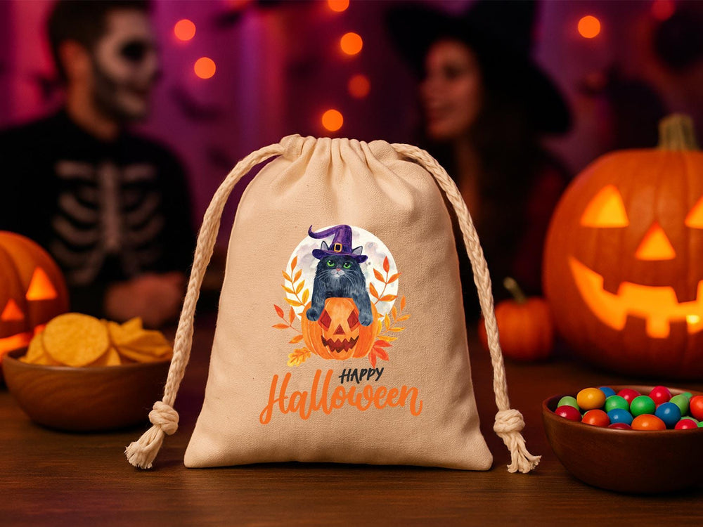 Happy Halloween Candy Bag – 8 Reusable Party Favor Models - Pamusan.com
