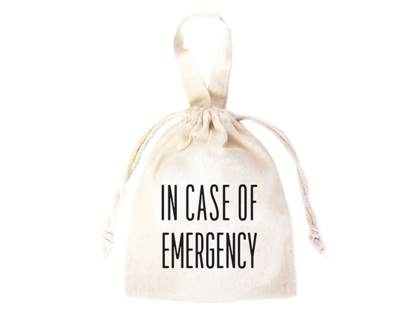 In Case of Emergency Hangover Kit Bag  Survival & Birthday Cotton Bags, Eco-Friendly — view 8 | Pamusan
