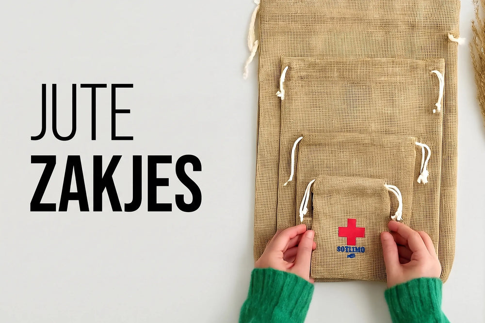 Jute zakjes met trekkoord in meerdere maten