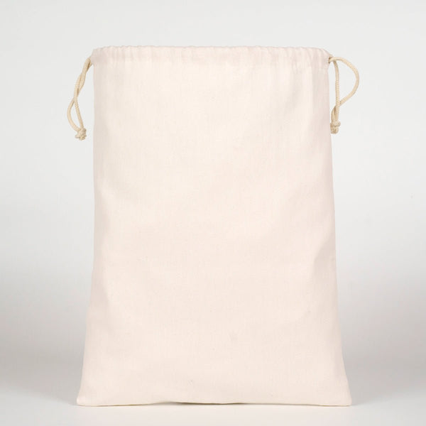 Laminated 12" x 16" (30 x 40 cm) Cotton Drawstring Pouch - 4 oz - Pamusan.com