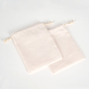 Laminated 6" x 8" (15 x 20 cm) Cotton Drawstring Pouch - 4 oz - Pamusan.com