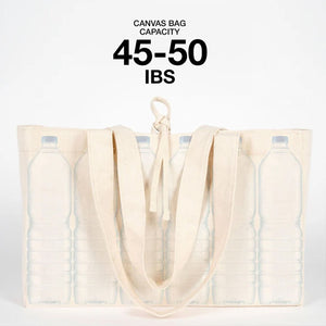Large Canvas Tote Bag with Long Handles – 18"W x 14"H x 4"L - Pamusan.com