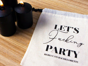 Let's Fu-cking Party Bags Hangover Kit Bags - 4"W x 5"H   Party Recoveryt Kit Bags -  Surival kit pouch | Pamusan