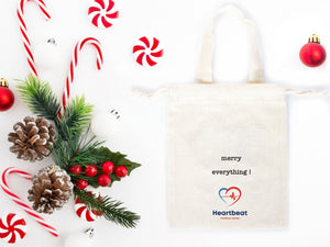 Merry Christmas & New Year Cotton Gift Bags – Personalized Family or Company Pouches with Custom Logo & Text | Pamusan