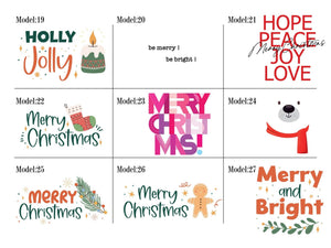 Merry Christmas Stocking Bags -  Custom Drawstring Gift Pouches — custom print | Pamusan