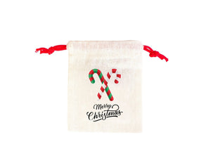 Merry Christmas Stocking Bags -  Custom Drawstring Gift Pouches — custom print | Pamusan