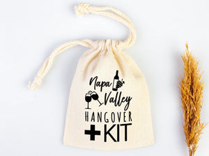 Napa Valley Hangover Bags – Custom Bachelorette Favor Pouches | Pamusan