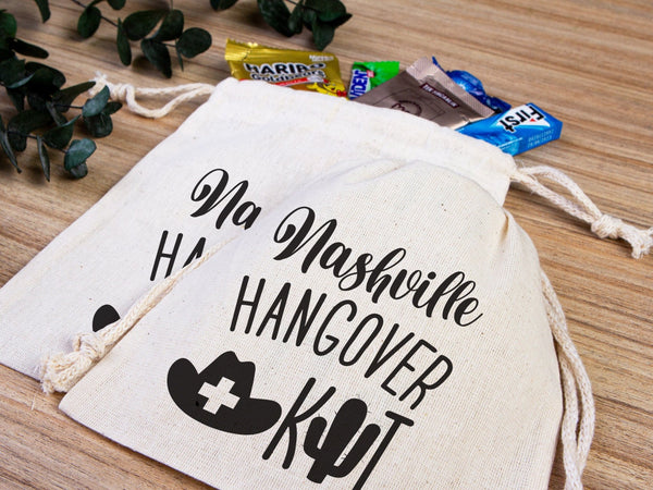 Nashville Hangover Kit Bag – Wedding & Bachelorette Recovery Pouch — lifestyle view | Pamusan