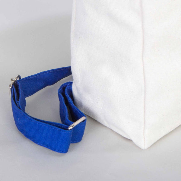 Navy Blue VIP Canvas Backpack – 10" × 13" (25 × 32 cm), 10 oz - Pamusan.com