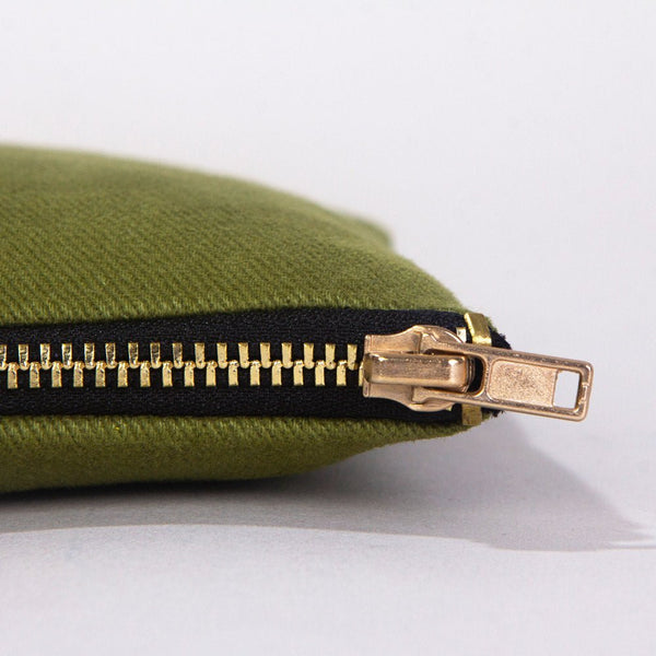 New Year Green Clutch Bag 8" × 6" (20 × 15 cm) – Festive Holiday Printed Design for Gifting - Pamusan.com