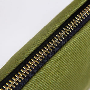 New Year Green Clutch Bag 8" × 6" (20 × 15 cm) – Festive Holiday Printed Design for Gifting - Pamusan.com