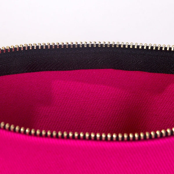 New Year Pink Clutch Bag 8" × 6" (20 × 15 cm) – New Year Printed Design for Gifting - Pamusan.com