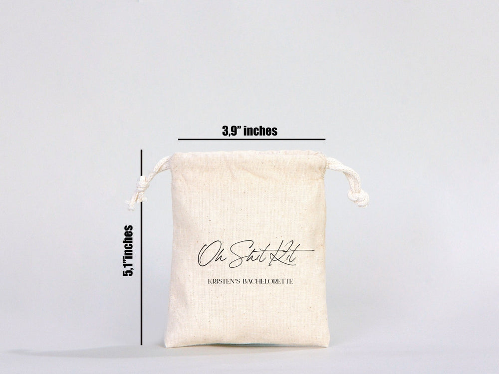 Oh Shit Kit Hangover Bags – Custom Handmade Recovery Pouches for Bachelorette Party | Pamusan