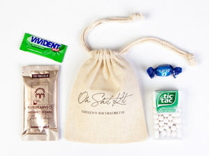 Oh Shit Kit Hangover Bags – Custom Handmade Recovery Pouches for Bachelorette Party — custom print | Pamusan