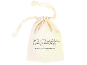 Oh Shit Kit Hangover Bags – Custom Handmade Recovery Pouches for Bachelorette Party — custom print | Pamusan