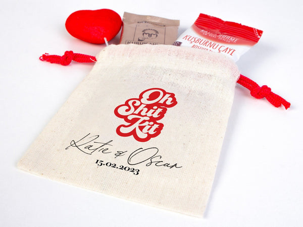 Oh Shit Kit Hangover Bags – Custom Recovery & Survival Pouches for Bachelorette Parties — custom print | Pamusan
