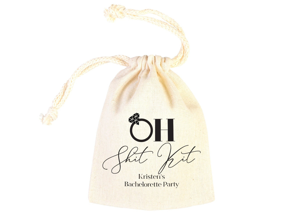 Oh Shit Kit hangover Bag, Recovet kit Bags, Custom With Your name or Design - Pamusan.com