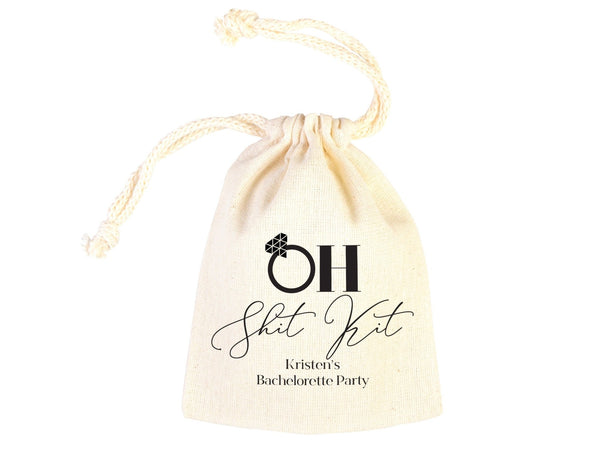 Oh Shit Kit hangover Bag, Recovet kit Bags, Custom With Your name or Design - Pamusan.com