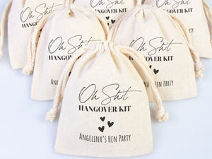 Oh Shit Kit Hangover Bags – Custom Bachelorette Party Survival & Recovery Pouches — custom print | Pamusan