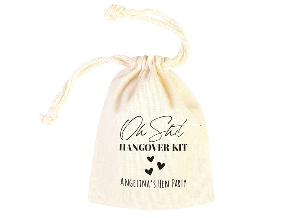 Oh Shit Kit Hangover Bags – Custom Bachelorette Party Survival & Recovery Pouches | Pamusan