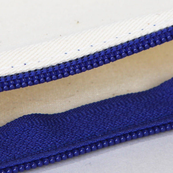 Pencil Case 8" × 4" (21 × 10 cm) 6 oz – Saxe Blue Zipper - Pamusan.com