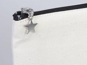 Personalized Bride Clutch Bag – Custom Cotton Wedding Gift Bag — custom print | Pamusan