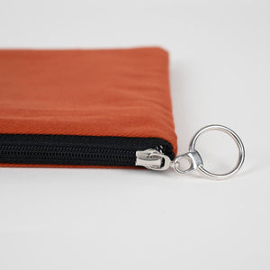Personalized Ceramic Cotton Clutch Pouch – 12" × 8" (30 × 21 cm) – 10 oz Fabric - Pamusan.com