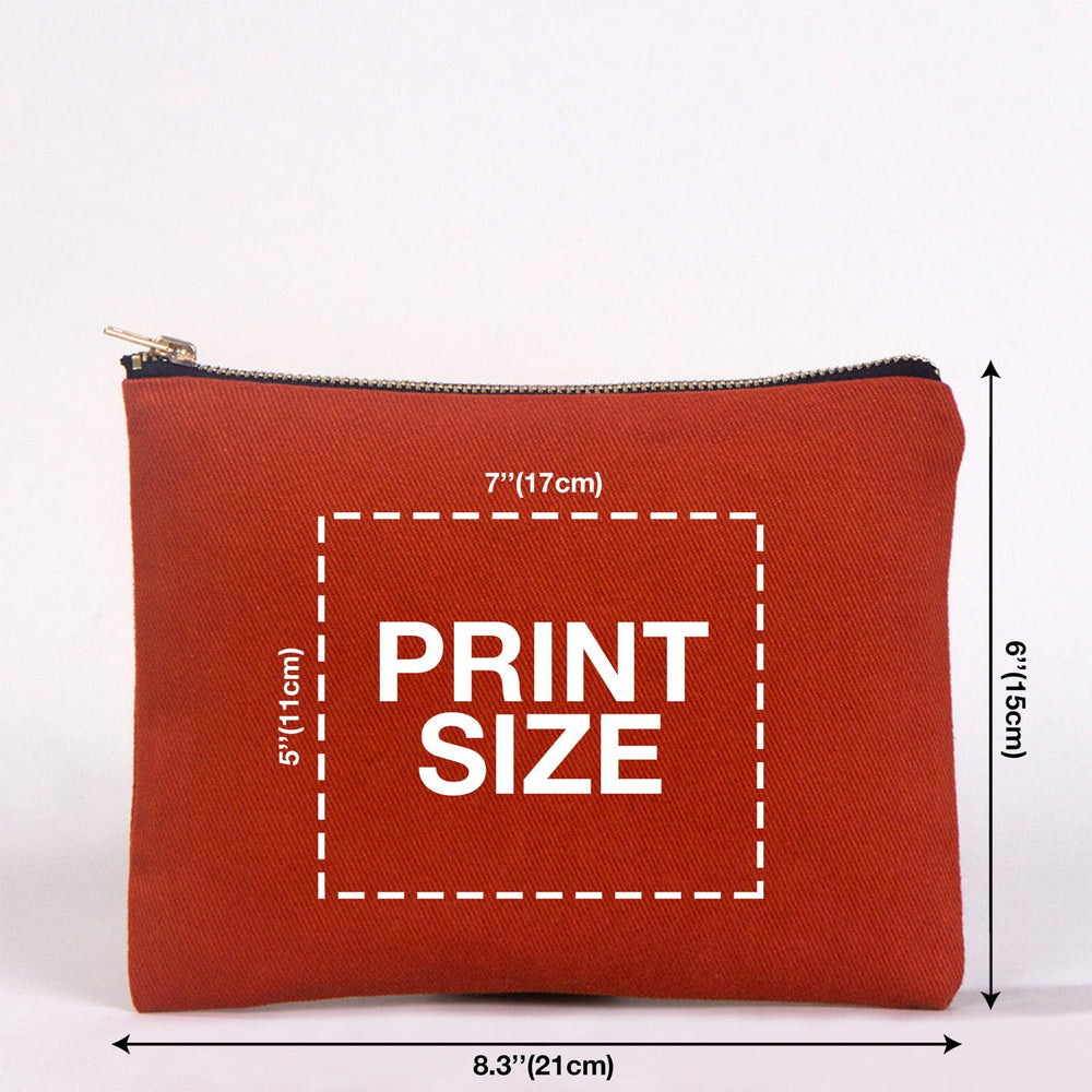 Personalized Clutch Bag – Custom Makeup & Bridesmaid Zip Pouch - Pamusan.com