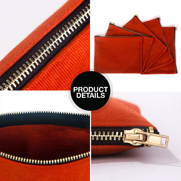 Personalized Clutch Bag – Custom Makeup & Bridesmaid Zip Pouch - Pamusan.com