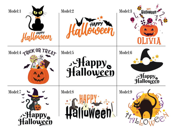 Personalized Halloween Drawstring Pouch Bag – 6"x8" Trick or Treat Candy Bag with Name, 27 Designs - Pamusan.com
