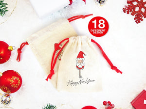 Personalized Happy New Year Gift Bag, New Year's Eve Party Favor, Custom New Year Bag | Pamusan