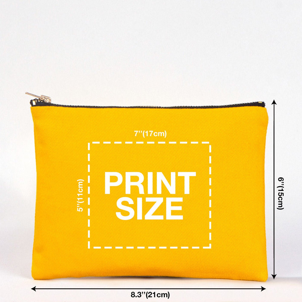 Personalized Makeup Clutch Bag – Bridesmaid Gift – Custom 8"x6" Clutch Bags - Pamusan.com