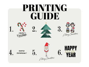 Personalized Notebook 6" × 8" (15 × 20 cm), Your Logo or Text Here, Merry Christmas Designs — logo detail | Pamusan