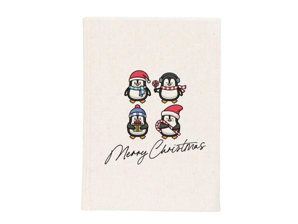 Personalized Notebook 6" × 8" (15 × 20 cm), Your Logo or Text Here, Merry Christmas Designs — logo detail | Pamusan