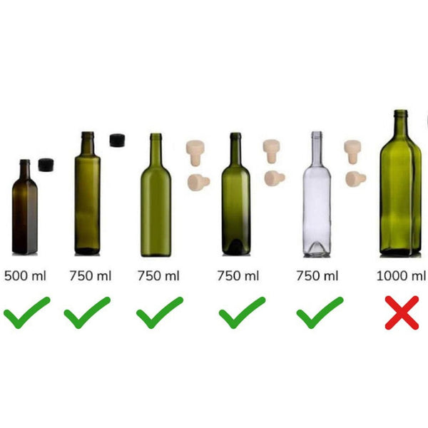 Custom Printed Canvas Wine & Olive Oil Bottle Bag – 6" × 10" (15 × 26 cm), Natural 10 oz — custom print | Pamusan
