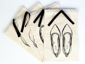 Personalized Shoe Bags – Custom Travel Pouch with Logo Printing — print detail | Pamusan