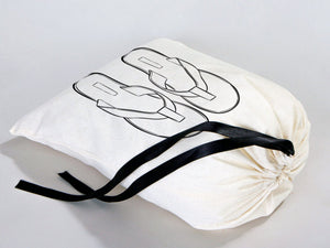 Personalized Shoe Bags – Custom Travel Pouch with Logo Printing — print detail | Pamusan
