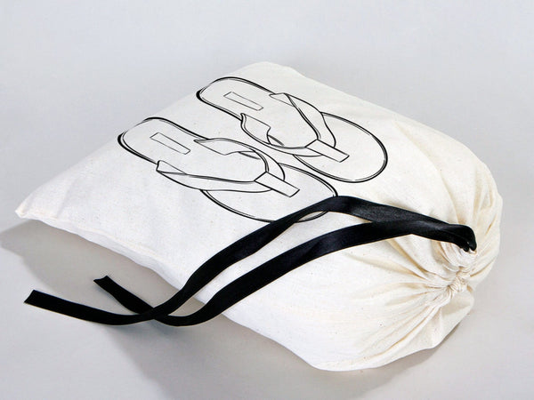 Personalized Shoe Bags – Custom Travel Pouch with Logo Printing — print detail | Pamusan