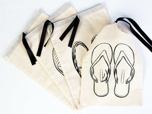 Personalized Shoe Bags – Custom Travel Pouch with Logo Printing — print detail | Pamusan
