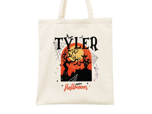 Personalized Trick or Treat Bag – Custom Halloween Candy Bags with Name for Kids - Pamusan.com