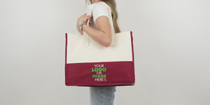 Promotional Canvas Bag with Custom Branding for Events