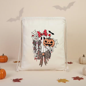 happy halloween drawstring gift bags reusable product video