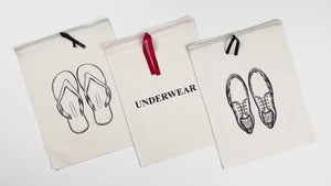 Custom 12x16 Favor & Laundry Bags - Drawstring Cotton, Logo Print