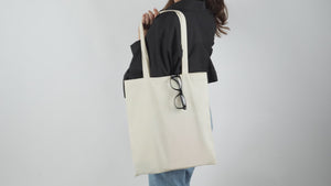 Custom Tote Bags With Logo – 220 gsm Fabric Weight Cotton, Reusable & Printable